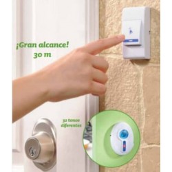 Sonnette porte et cloche pour maison télécommande sans fil